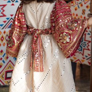 Chikankari Bell Sleeves skirt